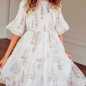 JessaKae Wondering Willoughby Size M Lavender Floral